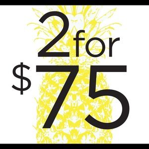 ITEMS MARKED 2/$75 QUALIFY